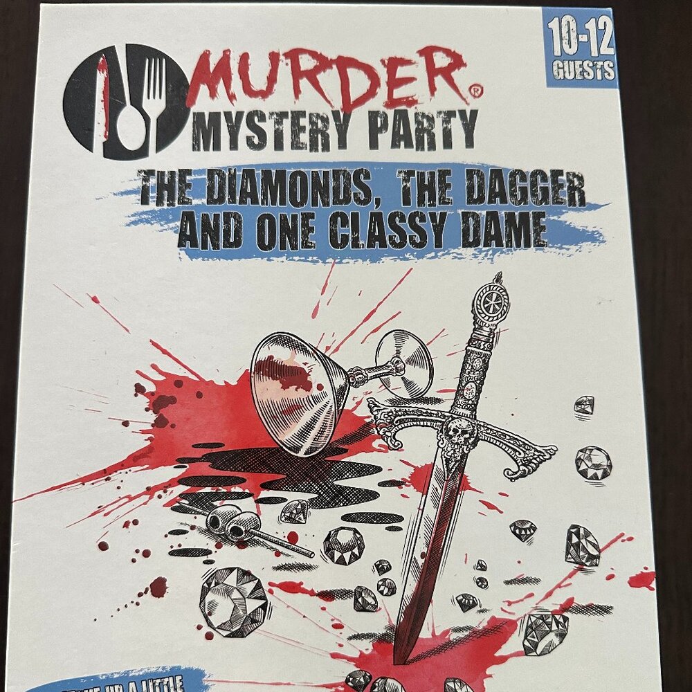 NEW Murder Mystery Party Game: The Diamonds, The Dagger and One Classy Dame